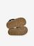 Sandales bébé cuir à scratchs fermées acajou+marine+or+rose - vertbaudet enfant 
