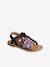 Leather Sandals for Children, Designed for Autonomy set blue - vertbaudet enfant 