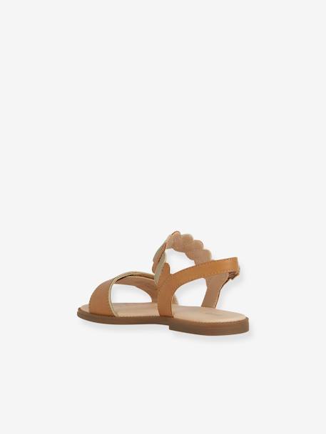 Sandals for Children, J4535 Karly Girl by GEOX® brown - vertbaudet enfant 
