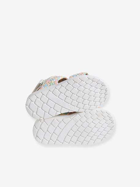 Light-Up Sandals with Hook-&-Loops for Babies multicoloured - vertbaudet enfant 