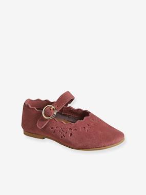 -Leather Ballerina Pumps for Girls, Designed for Autonomy