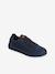 Fabric Trainers with Laces & Zip, for Children navy blue - vertbaudet enfant 