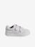 Trainers with Hook-and-Loop Straps for Girls printed white - vertbaudet enfant 