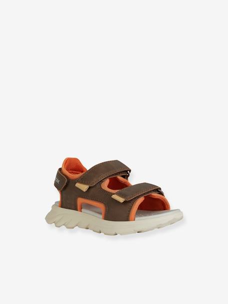 Sandals for Children, J45F1A Airadyum Boy by GEOX® brown - vertbaudet enfant 