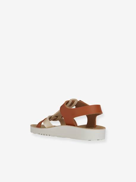 Sandals for Children, J45EA Costarei Girl by GEOX® brown - vertbaudet enfant 