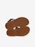 Hook-and-Loop Leather Sandals for Children, Designed for Autonomy brown - vertbaudet enfant 