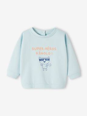 Round-Neck Sweatshirt for Babies  - vertbaudet enfant