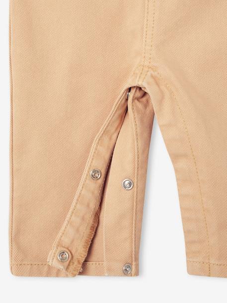 Dungarees with Pockets for Babies yellow - vertbaudet enfant 