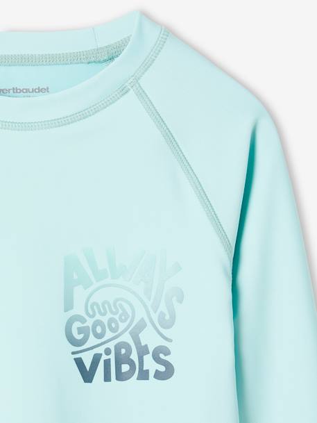 UV Protection Swim T-Shirt for Boys aqua green - vertbaudet enfant 