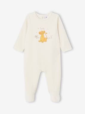 Baby-Pyjamas & Sleepsuits-The Lion King Velour Sleepsuit for Baby Boys by Disney®