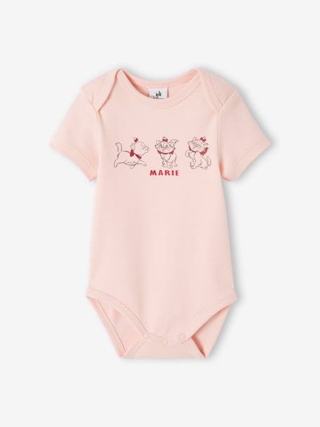 Pack of 2 Bodysuits, Marie of the Aristocats by Disney® pale pink - vertbaudet enfant 