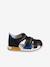Sandals with Hook-&-Loop Straps for Children, Designed for Autonomy set blue - vertbaudet enfant 