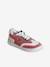 Leather Trainers for Girls, Designed for Autonomy set pink - vertbaudet enfant 