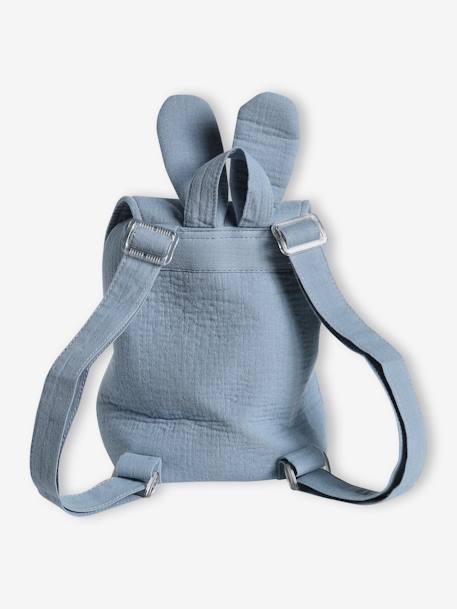 Backpack in Cotton grey blue+old rose+taupe - vertbaudet enfant 