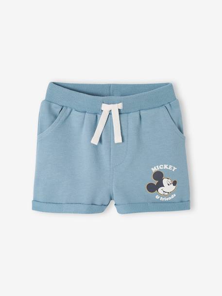 Mickey Mouse Shorts in Fleece for Baby Boys by Disney® sky blue - vertbaudet enfant 