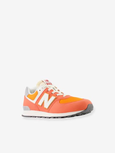 Lace-Up Trainers for Children, GC574RCB NEW BALANCE® marl red - vertbaudet enfant 