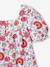 Floral Dress with Ruffles for Babies ecru - vertbaudet enfant 