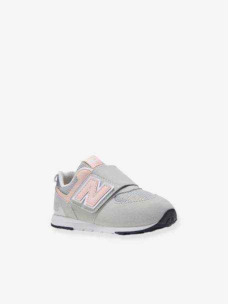 Baskets scratchées bébé NW574PK gris souris - vertbaudet enfant 