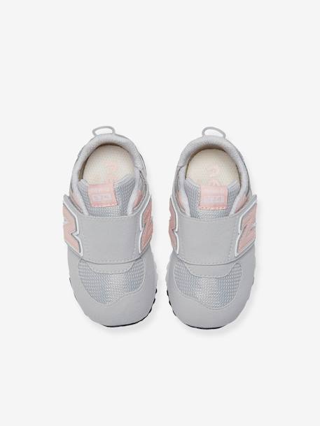 Baskets scratchées bébé NW574PK gris souris - vertbaudet enfant 