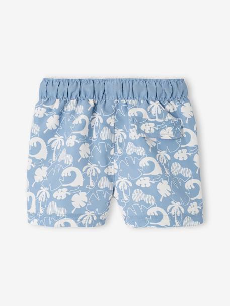 Maillot de bain imprimé bébé garçon bleu grisé+vert sauge - vertbaudet enfant 