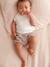 T-Shirt with Collar & Floral Shorts Combo for Newborns ecru - vertbaudet enfant 