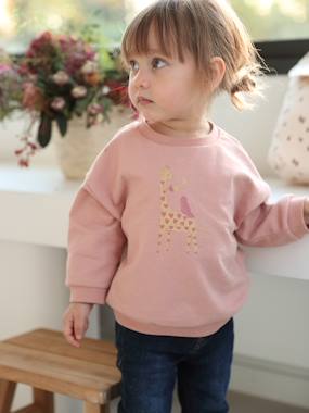 Baby-Jumpers, Cardigans & Sweaters-Basics Fleece Sweatshirt for Babies