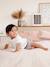 T-Shirt with Collar & Floral Shorts Combo for Newborns ecru - vertbaudet enfant 