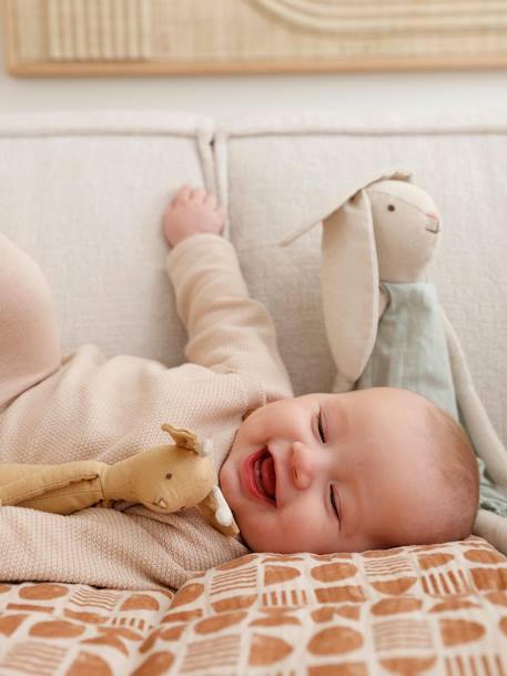 Ensemble naissance en tricot pull legging en tricot beige - vertbaudet enfant 