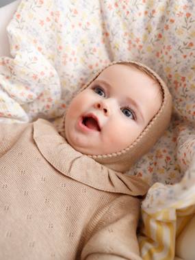 Knitted Long Sleeve Rompers & Bonnet for Babies  - vertbaudet enfant