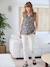 Sleeveless Loose-Fitting Blouse, Maternity & Nursing Special printed grey - vertbaudet enfant 