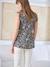 Sleeveless Loose-Fitting Blouse, Maternity & Nursing Special printed grey - vertbaudet enfant 