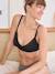 Pack of 2 Bras in Organic Cotton & Lace, for Maternity black - vertbaudet enfant 
