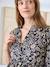 Short, Floral Cotton Dress, Maternity & Nursing Special printed grey - vertbaudet enfant 