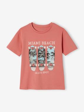 Tee-shirt photoprint garçon - vertbaudet enfant Garçon-Tee-shirt photoprint garçon