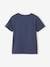 Tee-shirt Basics motifs animaliers garçon bleu ardoise+gris chiné - vertbaudet enfant 