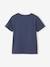 Tee-shirt Basics motifs animaliers garçon bleu ardoise+gris chiné - vertbaudet enfant 