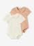 Pack of 2 Openwork Bodysuits in Organic Cotton for Newborns old rose - vertbaudet enfant 