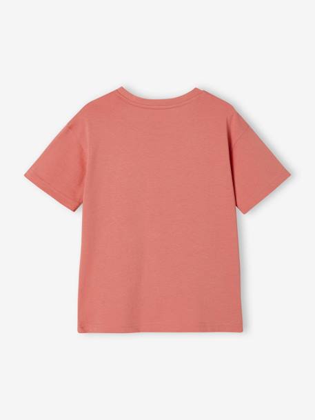 Tee-shirt photoprint garçon corail+écru+vert d'eau - vertbaudet enfant 