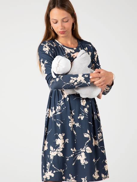 Dress for Maternity, Limbo by ENVIE DE FRAISE striped blue - vertbaudet enfant 