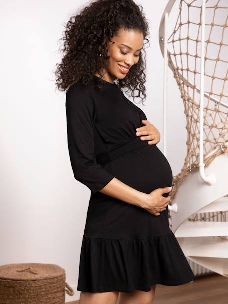 Robe de grossesse Jenna ENVIE DE FRAISE noir - vertbaudet enfant 