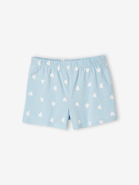 Two-Tone Pyjamas for Girls, Disney®'s Lilo & Stitch grey blue - vertbaudet enfant 