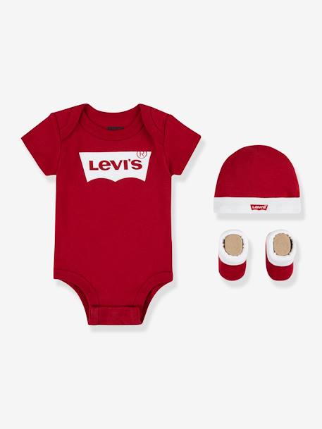 Set of 3 Batwing Items by Levi's® for Babies red - vertbaudet enfant 