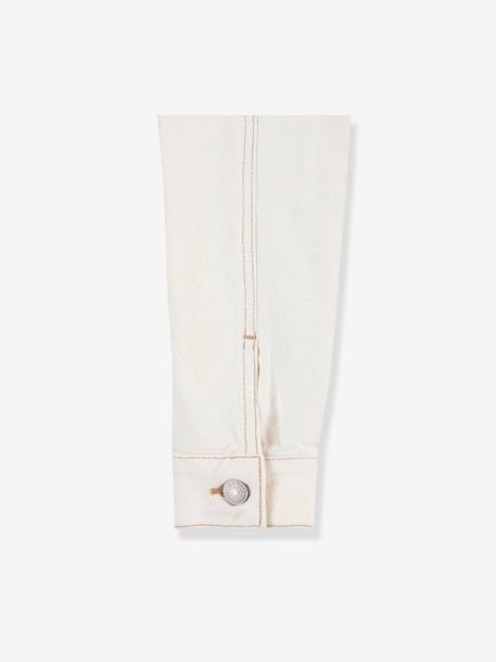 Veste en jean fille Levi's écru - vertbaudet enfant 