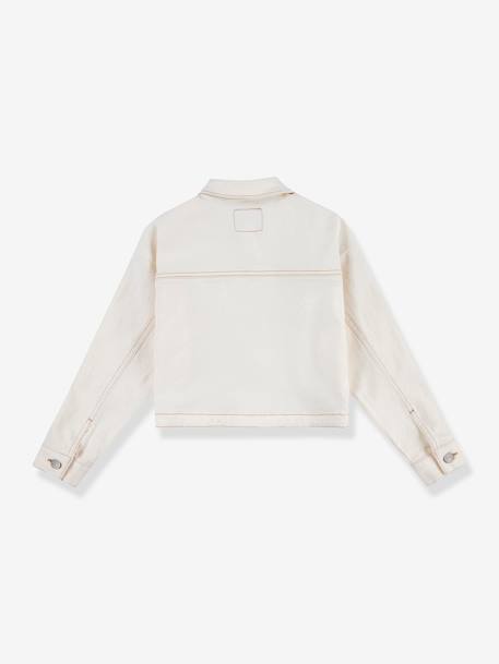 Veste en jean fille Levi's écru - vertbaudet enfant 