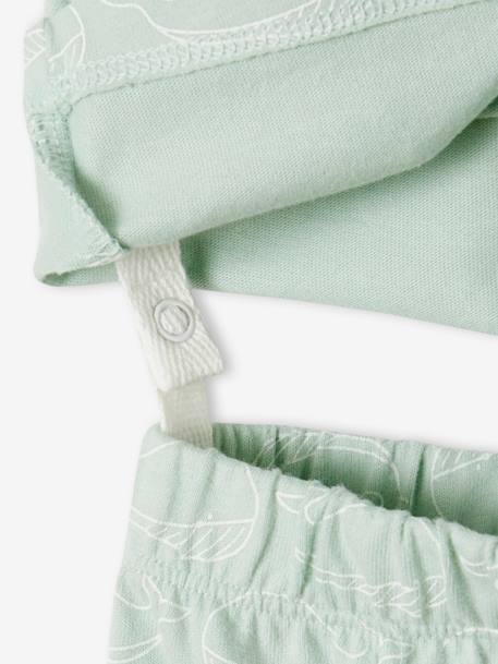 Pack of 2 Jersey Knit Pyjamas for Babies sky blue - vertbaudet enfant 