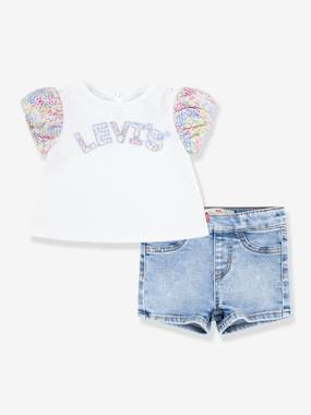 Baby-Shorts-Levi's® Shorts & T-Shirt Combo for Babies
