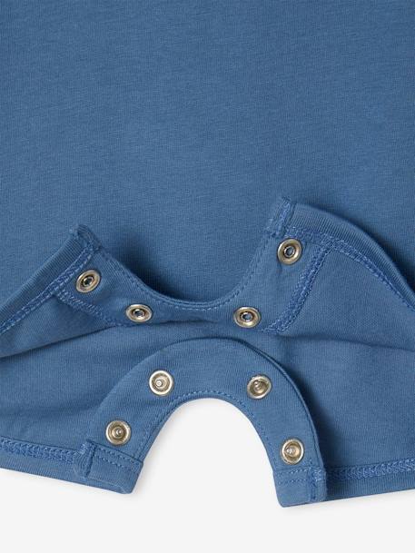 Basics Jumpsuit for Babies blue+caramel - vertbaudet enfant 