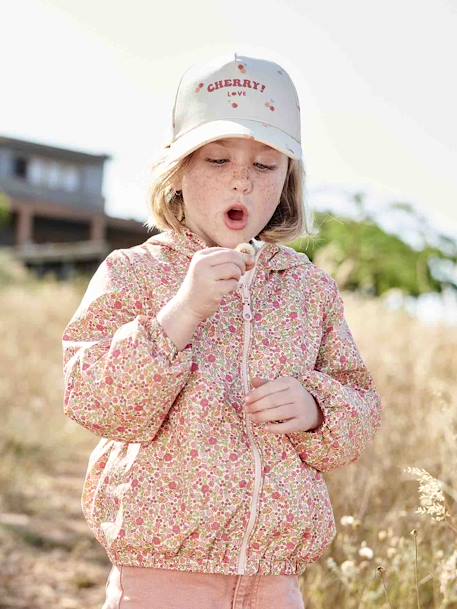 Casquette cerise fille écru - vertbaudet enfant 