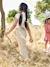 Pantalon cargo fluide fille sable - vertbaudet enfant 