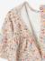 Ensemble bébé fille 3 pièces robe cardigan bandeau bleu grisé+corail+vieux rose - vertbaudet enfant 